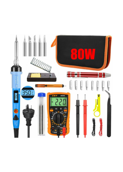 Soldering Iron Set with Multimeter